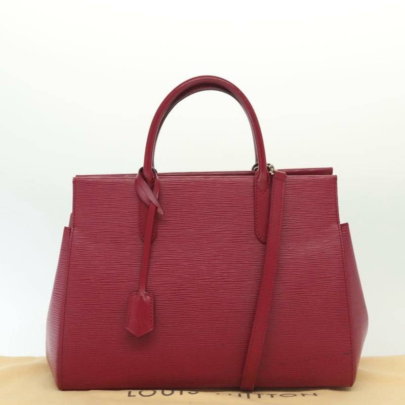 【日本直送】路易威登 Epi Marley 中型手提包 2 款可選紫紅色 M94615 LV 正品 BA5165-11