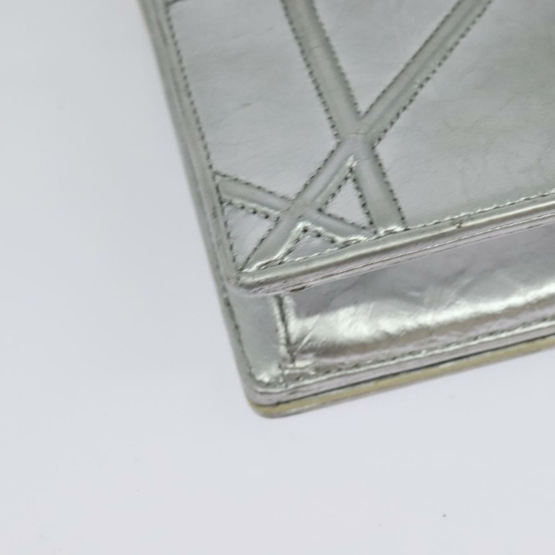 【日本直送】Christian Dior 鏈條 Diorama 肩背包 皮革 銀色 正品 BA5163-15
