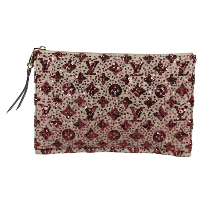 【日本直送】路易威登 Monogram Sunshine Express 手拿包 波爾多色 LV 正品 140504V-12
