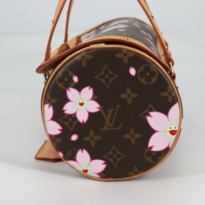 【日本直送】路易威登 Monogram 櫻花 Papillon 手提包 M92009 LV 授權 141143V-2