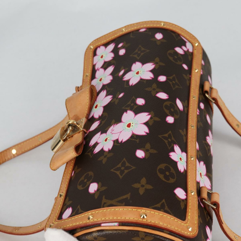 【日本直送】路易威登 Monogram 櫻花 Papillon 手提包 M92009 LV 授權 141143V-5