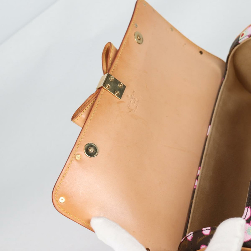 【日本直送】路易威登 Monogram 櫻花 Papillon 手提包 M92009 LV 授權 141143V-8