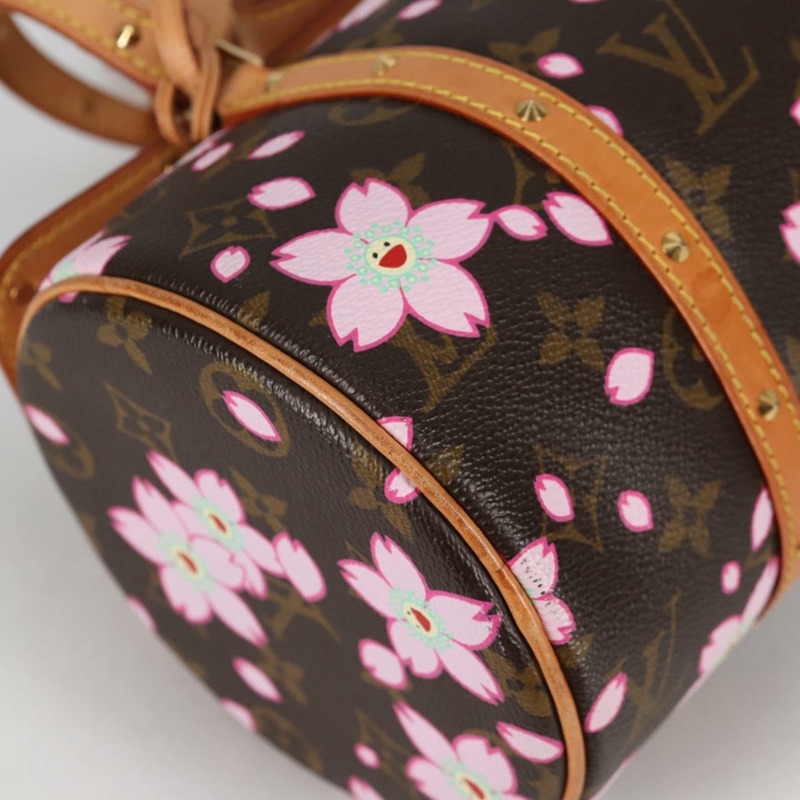 【日本直送】路易威登 Monogram 櫻花 Papillon 手提包 M92009 LV 授權 141143V-14