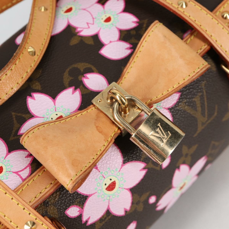 【日本直送】路易威登 Monogram 櫻花 Papillon 手提包 M92009 LV 授權 141143V-18