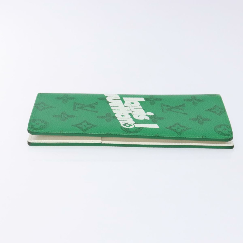 【日本直送】路易威登 Monogram Everyday Portefeuille Brazza 綠色 M80801 LV 授權 141451-2