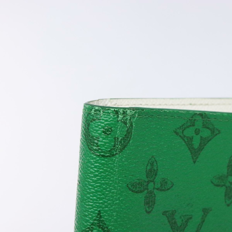 【日本直送】路易威登 Monogram Everyday Portefeuille Brazza 綠色 M80801 LV 授權 141451-7