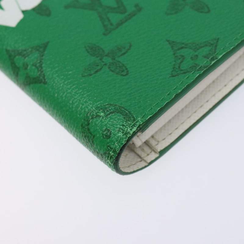 【日本直送】路易威登 Monogram Everyday Portefeuille Brazza 綠色 M80801 LV 授權 141451-13