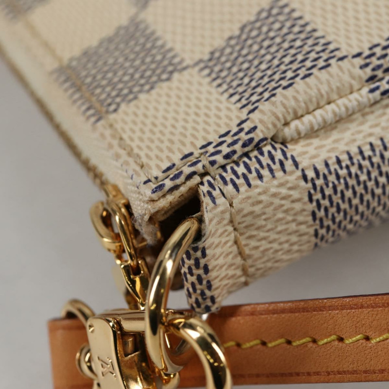 【日本直送】路易威登 Damier Azur 手拿包配件袋 N51986 正品 141131M-19