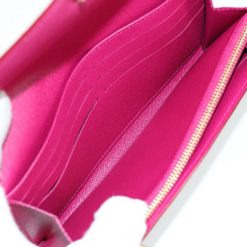 【日本直送】LOUIS VUITTON 多色 Portefeuille Sarah 皮夾 白色 M60667 正品 141191V-8