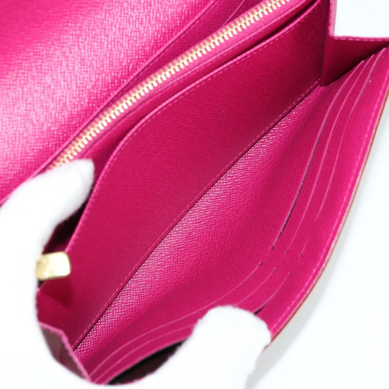 【日本直送】LOUIS VUITTON 多色 Portefeuille Sarah 皮夾 白色 M60667 正品 141191V-18