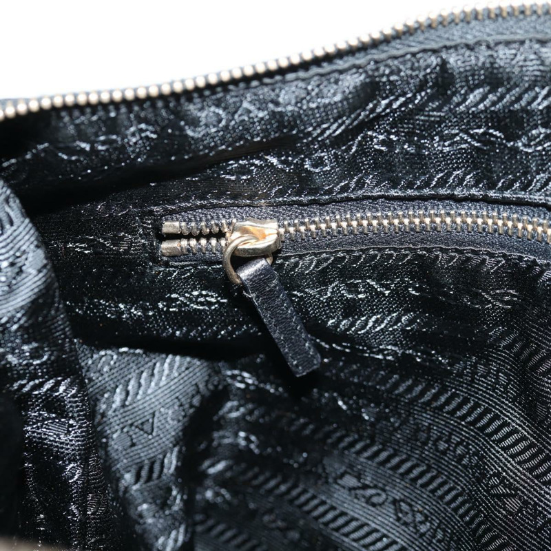 【日本直送】PRADA 鏈條單肩包 尼龍 黑金 正品 141036V-21