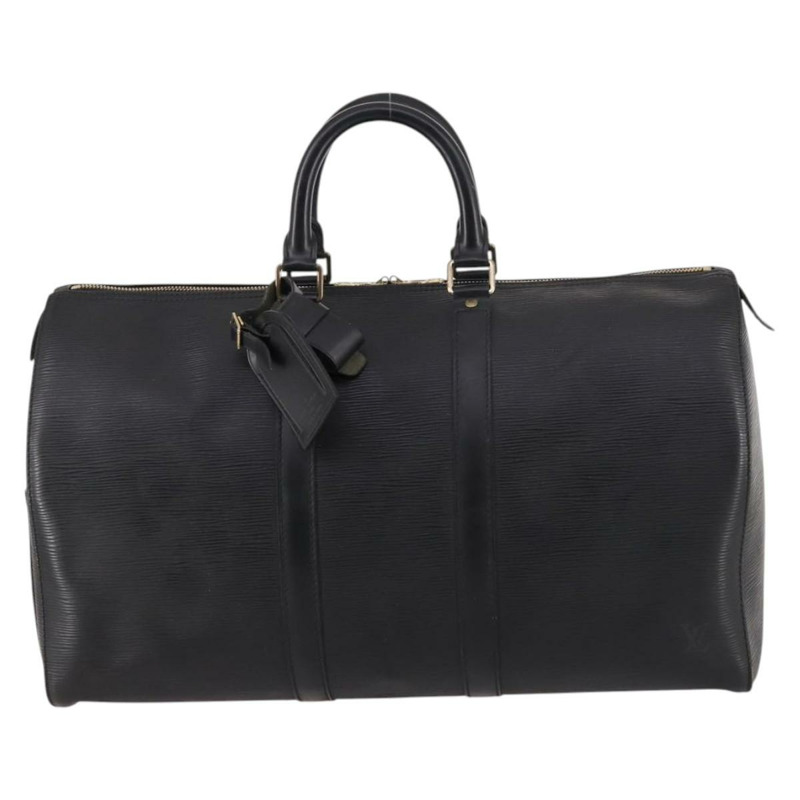 【日本直送】路易威登 Epi Keepall 45 波士頓包 黑色 M42972 LV 授權 141001-12