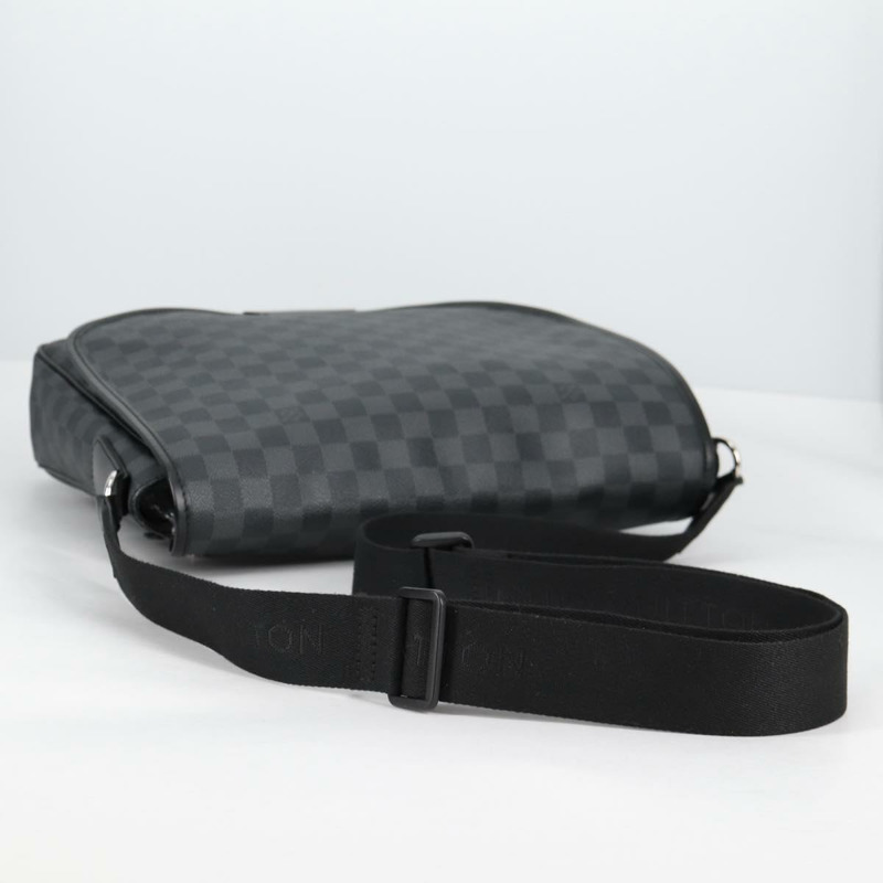 【日本直送】路易威登 Damier Graphite Daniel 中型單肩包 N58029 LV 正品 141880V-6