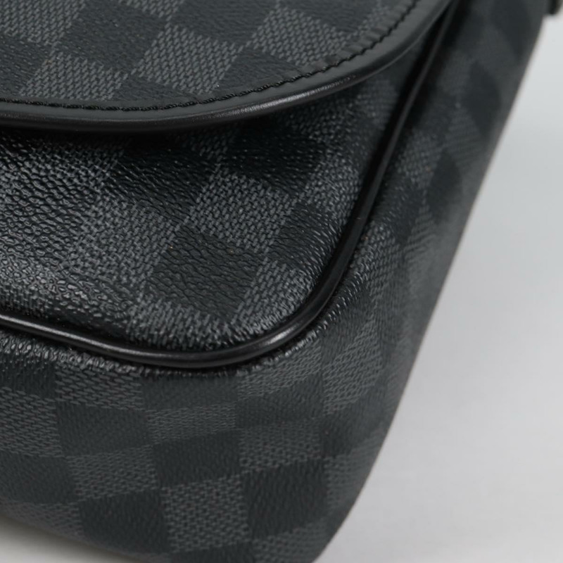 【日本直送】路易威登 Damier Graphite Daniel 中型單肩包 N58029 LV 正品 141880V-15