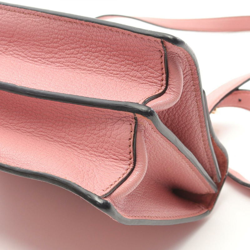 Miu Miu MADRAS Madras 斜背包 2way 單肩包 5BH609 皮革 粉紅色 二手 女款-5