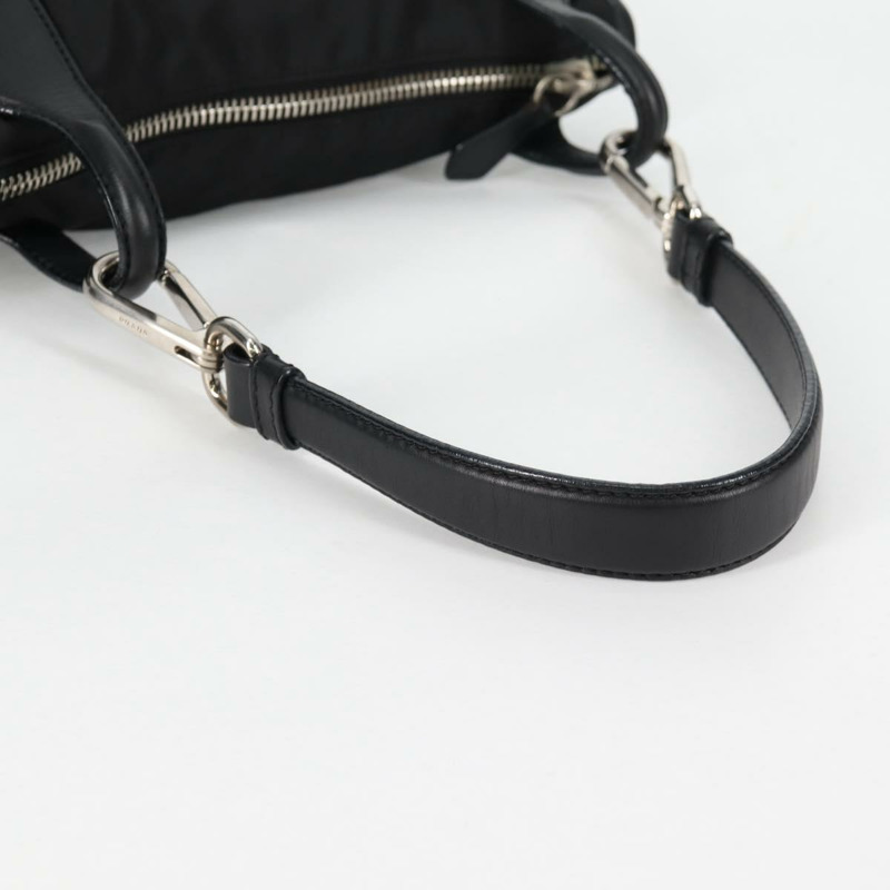 【日本直送】PRADA 肩背包 皮革 黑色 銀色 正品 yk19364V-6