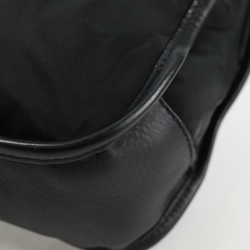 【日本直送】PRADA 肩背包 皮革 黑色 銀色 正品 yk19364V-16