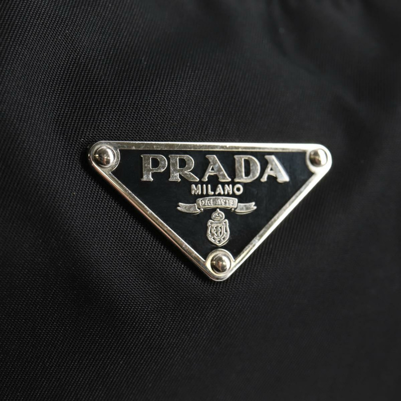 【日本直送】PRADA 肩背包 皮革 黑色 銀色 正品 yk19364V-17