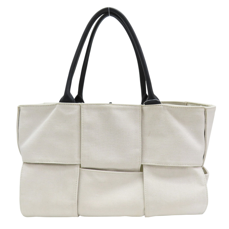 白色 帆布 Arco 肩背包【BOTTEGA VENETA BV 寶緹嘉】-0
