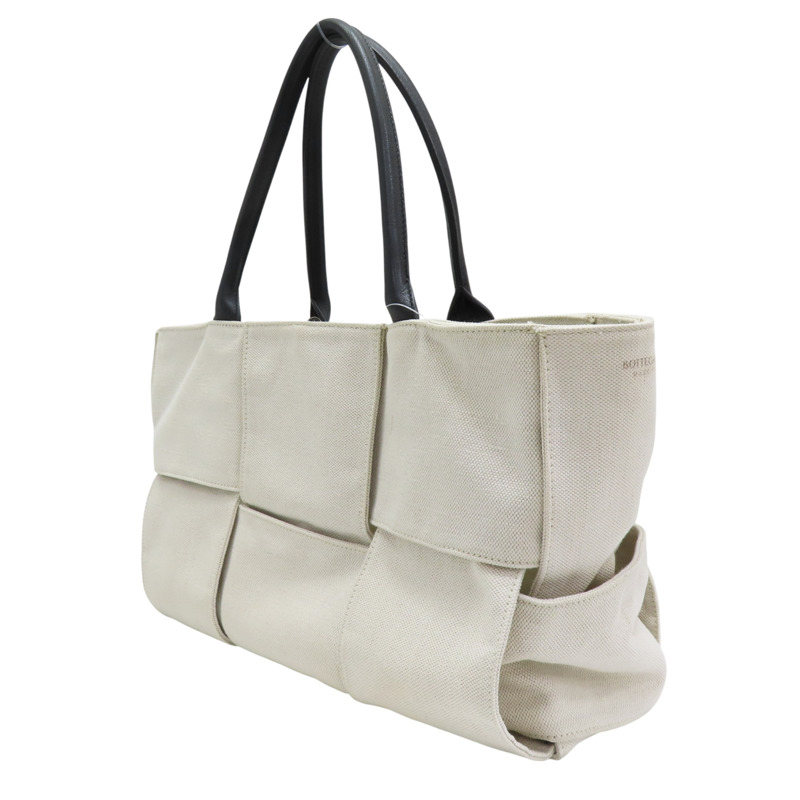 白色 帆布 Arco 肩背包【BOTTEGA VENETA BV 寶緹嘉】-2