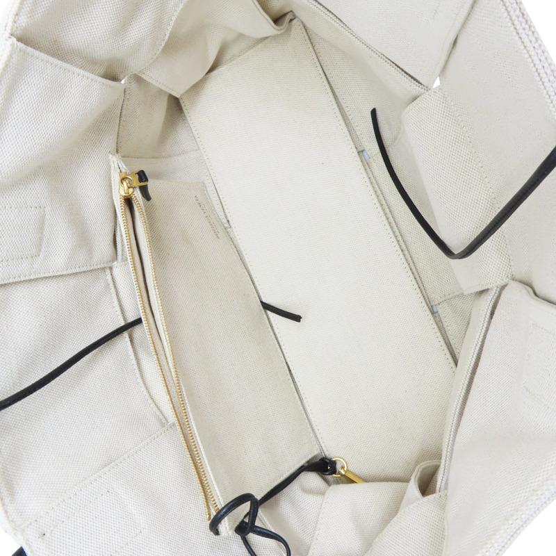 白色 帆布 Arco 肩背包【BOTTEGA VENETA BV 寶緹嘉】-5