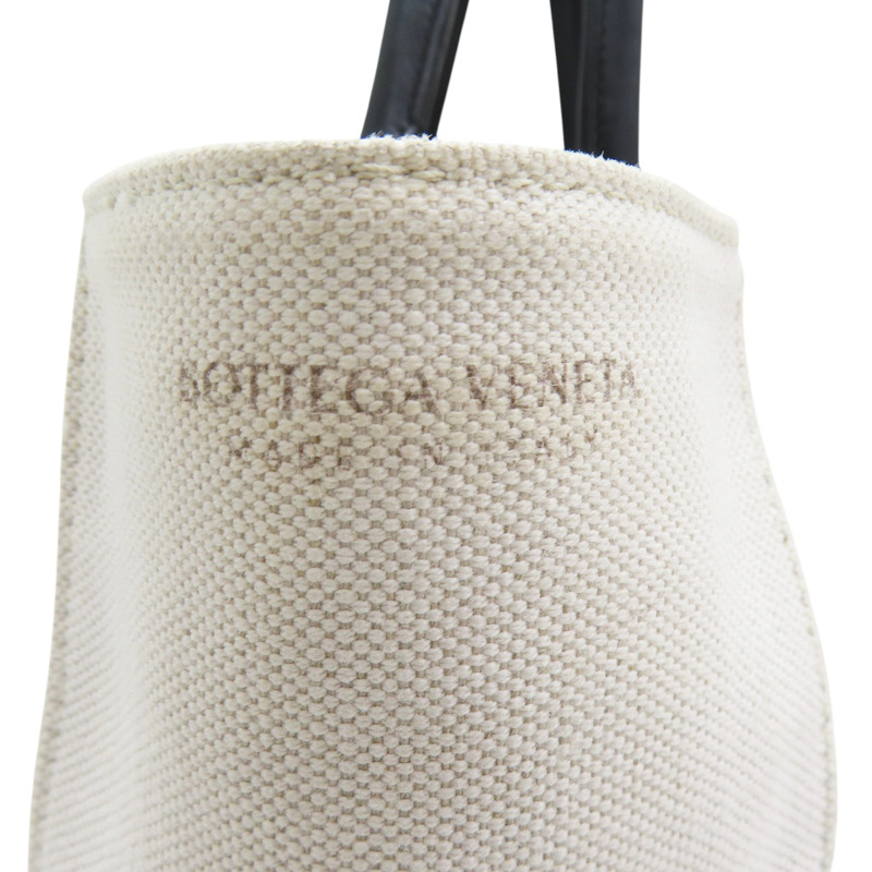 白色 帆布 Arco 肩背包【BOTTEGA VENETA BV 寶緹嘉】-7