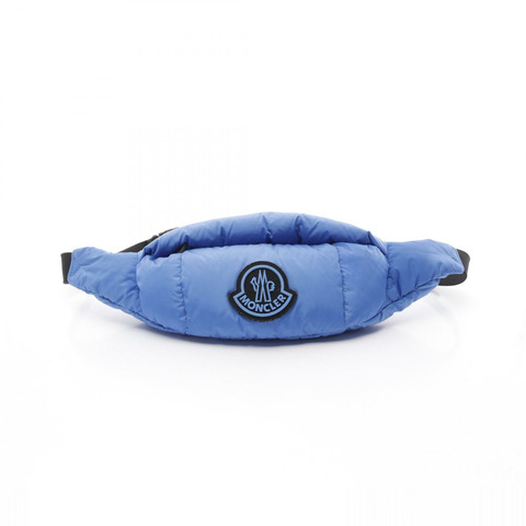 MONCLER LEGERE BELT BAG 腰包 身體包 5M50100 尼龍 藍色 黑色 二手 男女通用