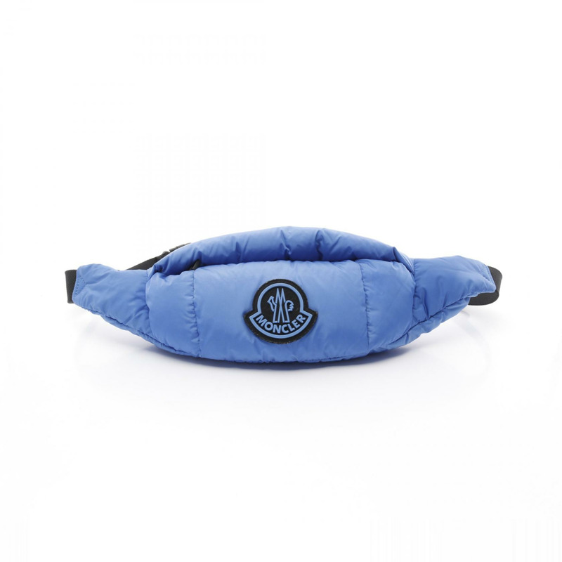 MONCLER LEGERE BELT BAG 腰包 身體包 5M50100 尼龍 藍色 黑色 二手 男女通用-0