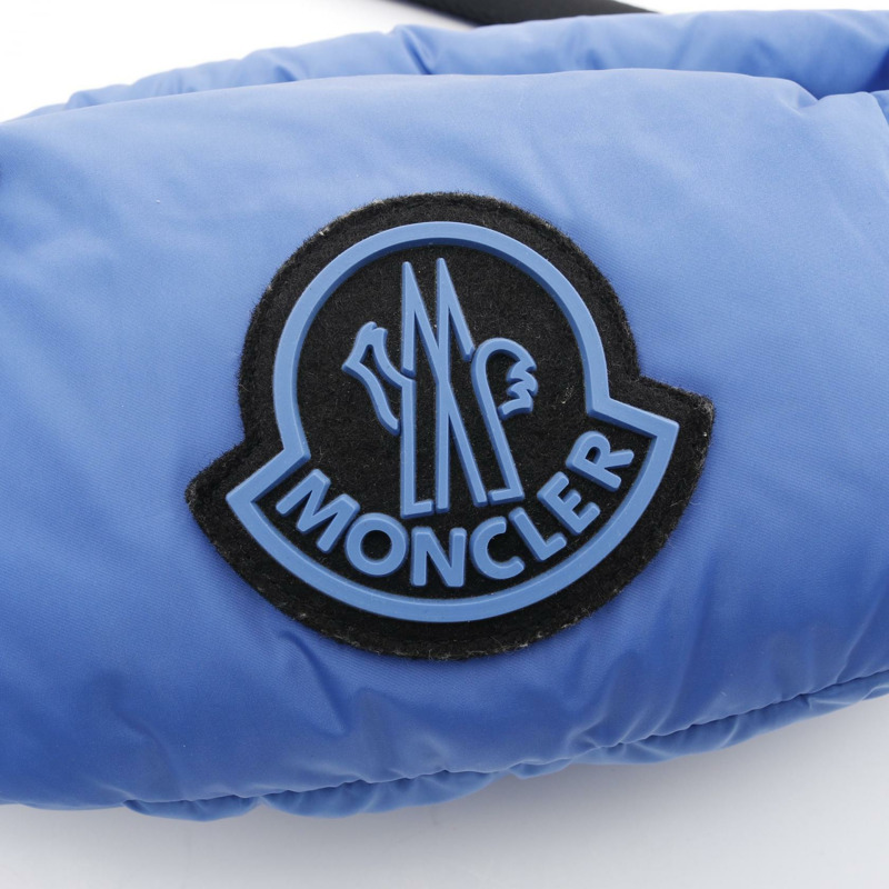 MONCLER LEGERE BELT BAG 腰包 身體包 5M50100 尼龍 藍色 黑色 二手 男女通用-5