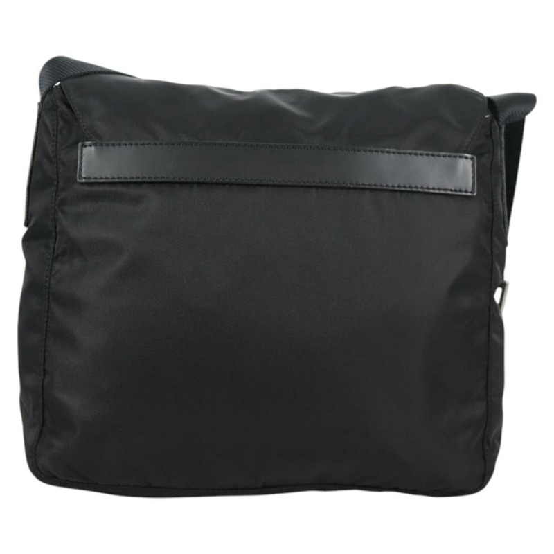 【日本直送】PRADA 單肩包 尼龍 黑色 銀色 正品 yk19365V-1