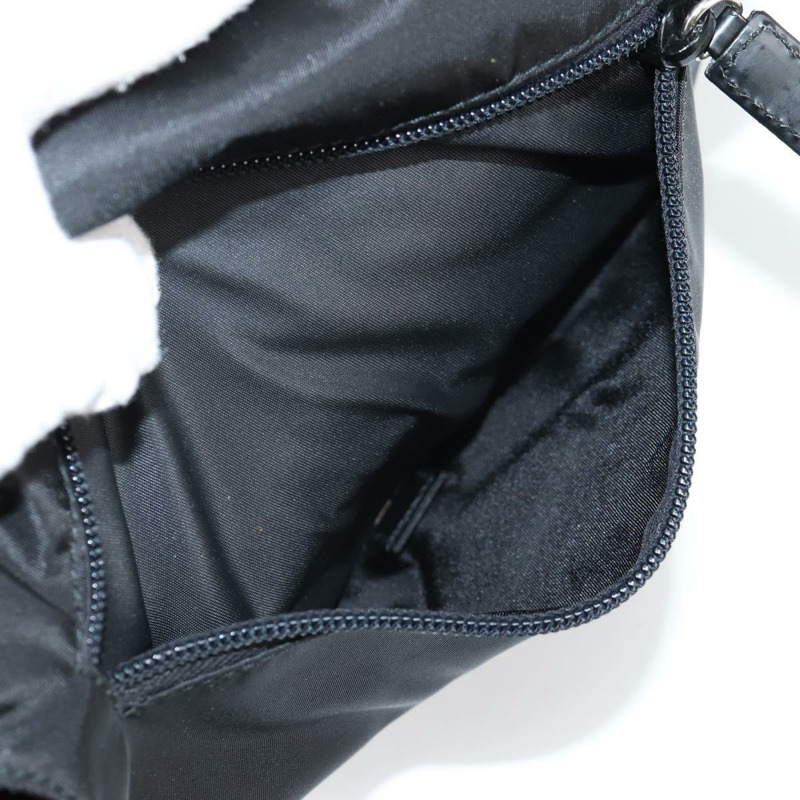 【日本直送】PRADA 單肩包 尼龍 黑色 銀色 正品 yk19365V-20
