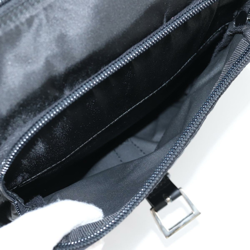 【日本直送】PRADA 單肩包 尼龍 黑色 銀色 正品 yk19365V-23