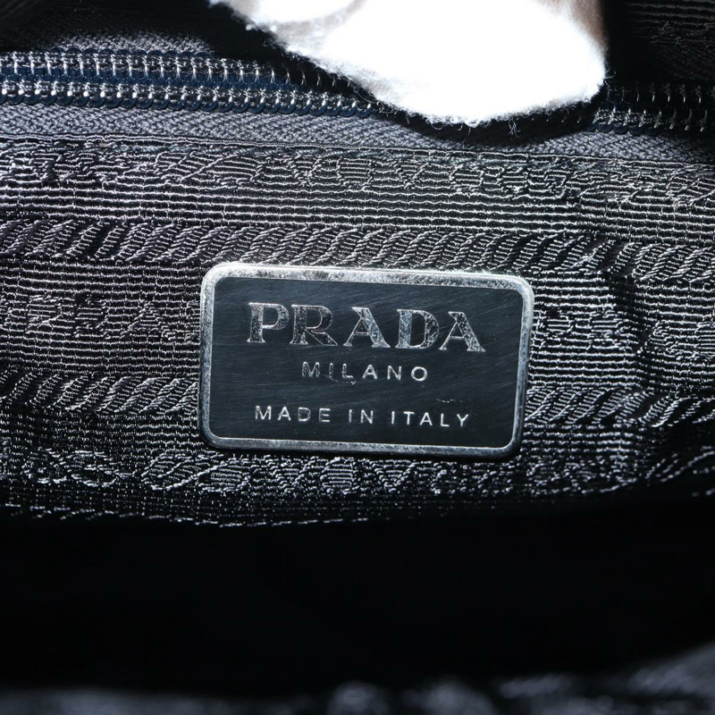 【日本直送】PRADA 單肩包 尼龍 黑色 銀色 正品 yk19365V-24
