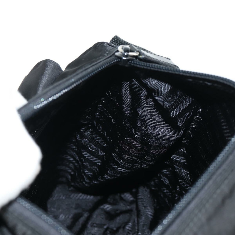 【日本直送】PRADA 單肩包 尼龍 黑色 銀色 正品 yk19365V-25