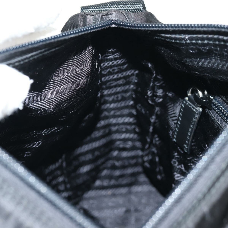 【日本直送】PRADA 單肩包 尼龍 黑色 銀色 正品 yk19365V-26
