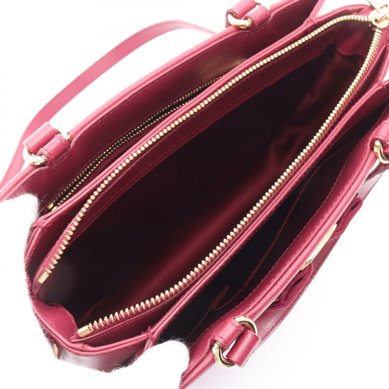 Salvatore Ferragamo Vara 緞帶 2way 肩背包 手袋 21 E298 皮革 粉紅色 二手-2