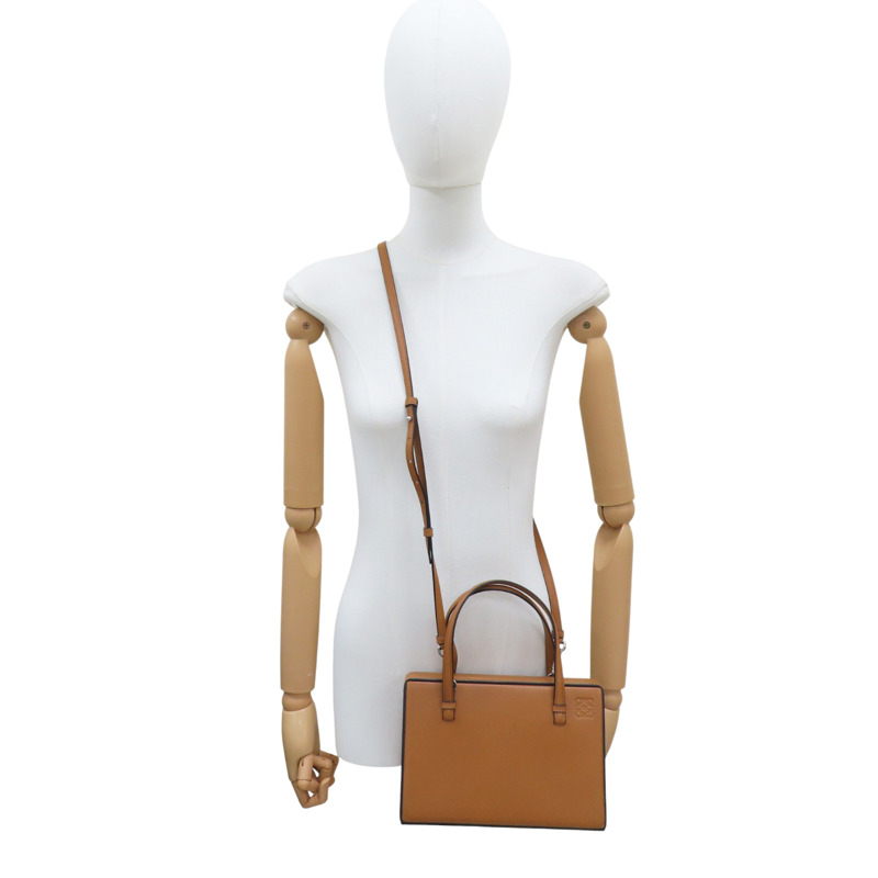 棕色 牛皮 两用包【LOEWE 羅威】-7