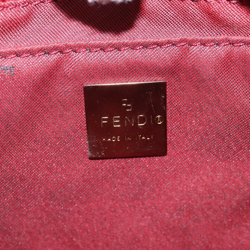 【日本直送】FENDI 迷你 Mamma Baguette 手袋 燈芯絨 紅色 正品 yk19405V-21