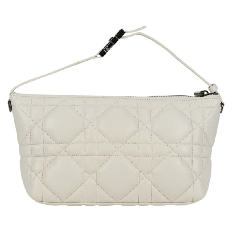 【日本直送】Christian Dior Canage Nomad 手拿包 皮革 白色 正品 yk18674A-1