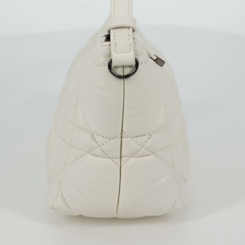 【日本直送】Christian Dior Canage Nomad 手拿包 皮革 白色 正品 yk18674A-3