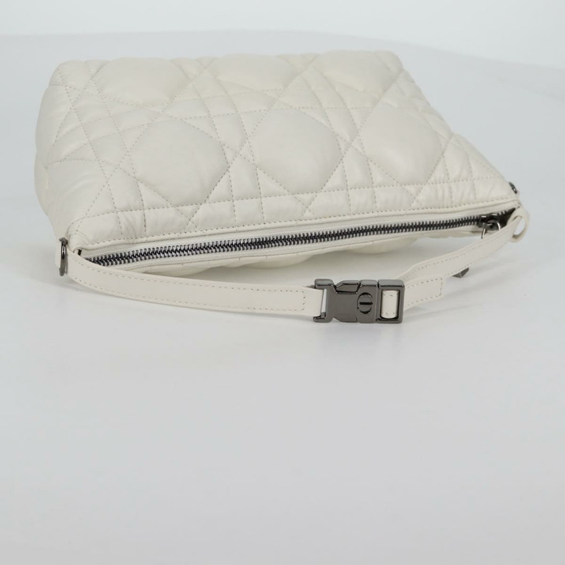 【日本直送】Christian Dior Canage Nomad 手拿包 皮革 白色 正品 yk18674A-6