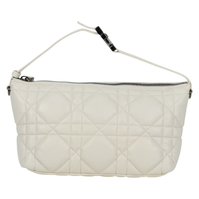 【日本直送】Christian Dior Canage Nomad 手拿包 皮革 白色 正品 yk18674A-12