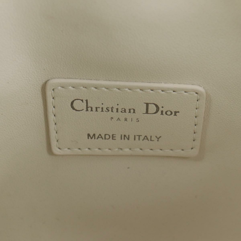 【日本直送】Christian Dior Canage Nomad 手拿包 皮革 白色 正品 yk18674A-17