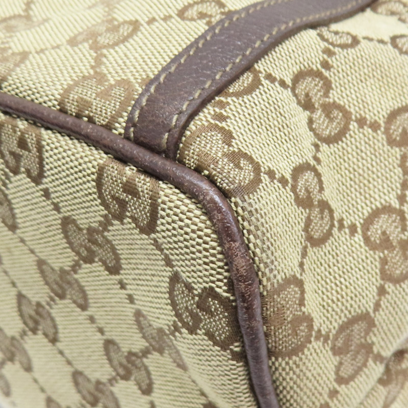 烏木色 緹花帆布 後背包 (樟腦味)【GUCCI 古馳】 141642-9