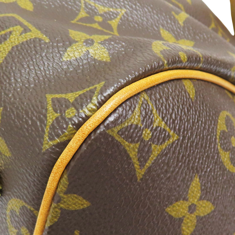 棕色 原花帆布 Tivoli GM 肩背包【LOUIS VUITTON LV 路易威登】 M40144-11