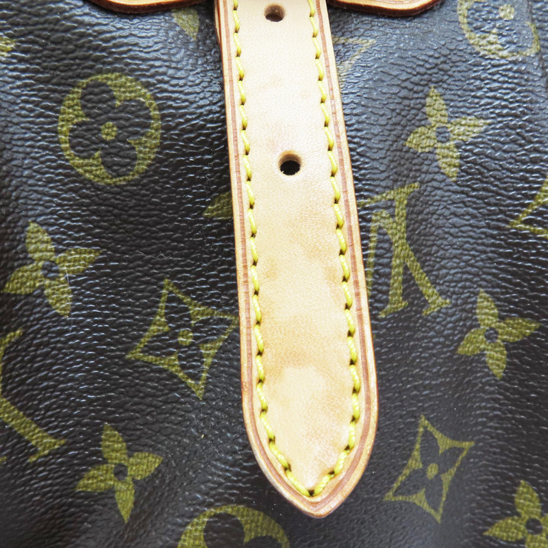 棕色 原花帆布 Tivoli GM 肩背包【LOUIS VUITTON LV 路易威登】 M40144-12
