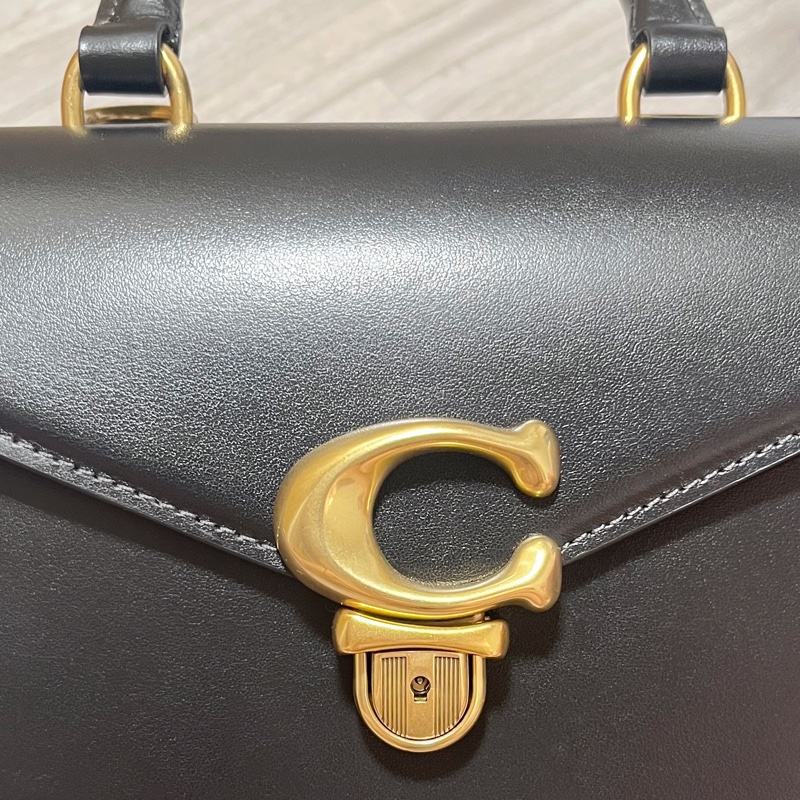 coach 經典 包包 手提包 淑女包 肩背包 斜背包 黑色-13