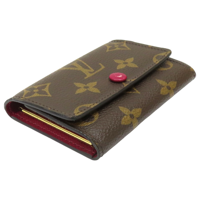 棕色 原花帆布 Multicles 6 鑰匙包 刻字 M60701【LOUIS VUITTON LV 路易威登】 M60701-2