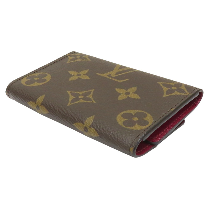 棕色 原花帆布 Multicles 6 鑰匙包 刻字 M60701【LOUIS VUITTON LV 路易威登】 M60701-3