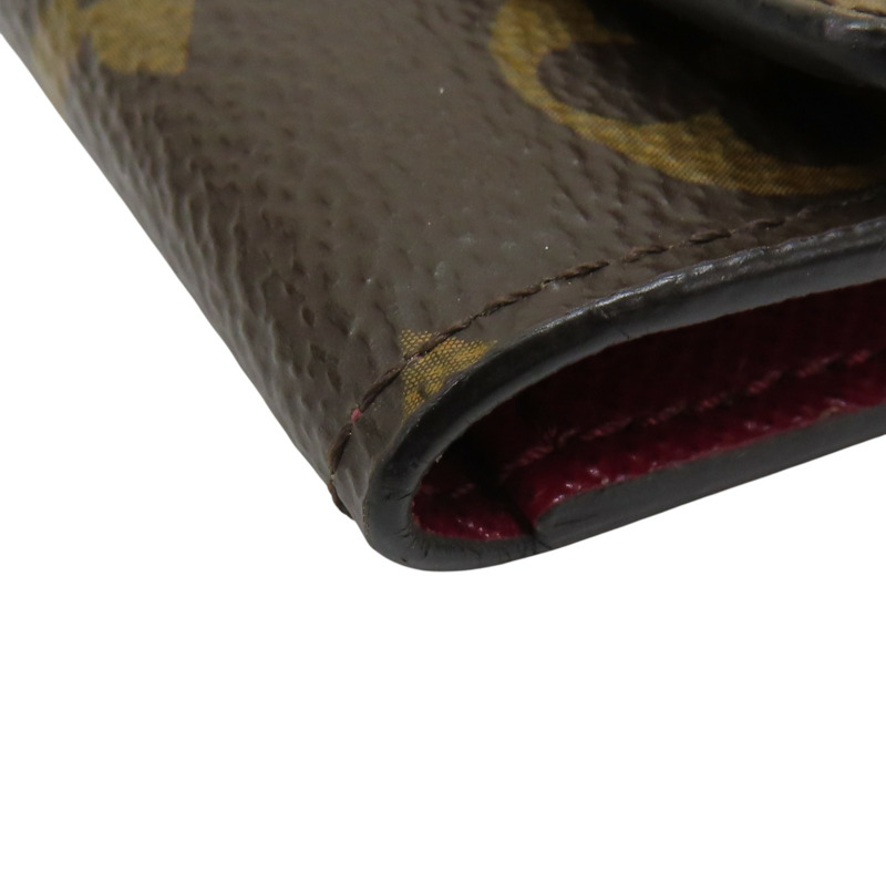 棕色 原花帆布 Multicles 6 鑰匙包 刻字 M60701【LOUIS VUITTON LV 路易威登】 M60701-12